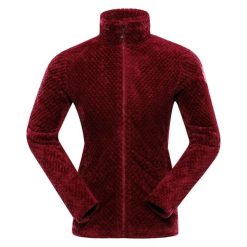 Bluza damska polarowa Alpine Pro Lomma bardzo ciepła. Czerwone bluzy damskie Alpine Pro, na jesień, l, bez wzorów, z materiału, bez kaptura. Za 209.00 zł.