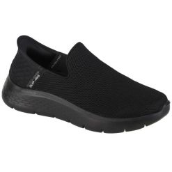 Buty sportowe Sneakersy męskie, Slip-Ins: Go Walk Flex - No Hands. Czarne buty sportowe męskie Skechers, bez zapięcia. Za 349.99 zł.
