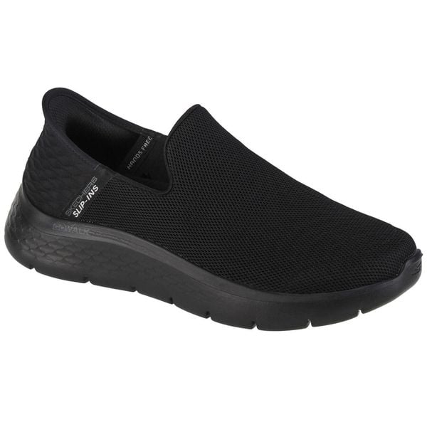 Buty sportowe Sneakersy męskie, Slip-Ins: Go Walk Flex - No Hands. Czarne buty sportowe męskie Skechers, bez zapięcia. Za 349.99 zł.