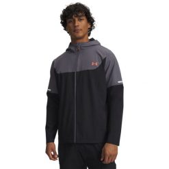 Under Armour TECH UTILITY WOVEN JCKT Kurtka męska. Szare kurtki męskie Under Armour, l, bez wzorów, z poliesteru, na fitness i siłownię. Za 249.99 zł.