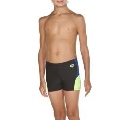 Strój kąpielowy jednoczęściowy treningowy dla dzieci Arena Boy's Ren. Czarne kąpielówki dla chłopców Arena, bez wzorów. Za 79.99 zł.
