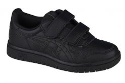 Buty sportowe Sneakersy chłopięce, Asics Japan S PS. Czarne trampki i tenisówki chłopięce Asics, bez wzorów, z materiału, sportowe, przed kostkę, bez zapięcia. Za 99.99 zł.