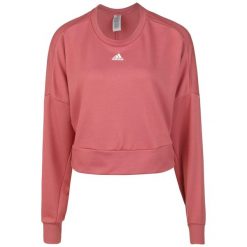 Bluza damska o luźnym kroju adidas Aeroready Studio. Czerwone bluzy damskie Adidas, l, bez wzorów, bez kaptura, na fitness i siłownię. W wyprzedaży za 229.80 zł.
