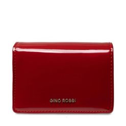 Portfel GINO ROSSI. Czerwone portfele damskie Gino Rossi, bez wzorów. Za 149.99 zł.