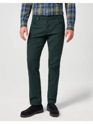WRANGLER GREENSBORO MĘSKIE SPODNIE MATERIAŁOWE MATERIAŁ CHINO SCARAB 112358920 W15Q008868. Spodnie materiałowe męskie Wrangler, l, bez wzorów, z materiału. Za 219.99 zł.