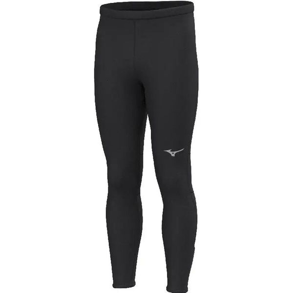 Legginsy Mizuno MZNRB. Czarne legginsy sportowe męskie Mizuno, xl, bez wzorów, z materiału, do biegania. Za 237.30 zł.