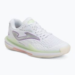Buty do tenisa damskie Joma Ace Lady C. Białe obuwie sportowe damskie Joma, bez wzorów, z gumy, tenisowe. Za 439.99 zł.