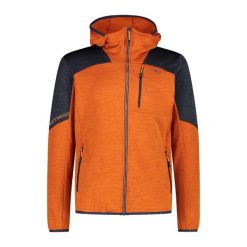 Bluza męska turystyczna CMP 34G1557. Brązowe bluzy sportowe męskie CMP, l, bez wzorów, bez kaptura, trekkingowe. Za 371.50 zł.