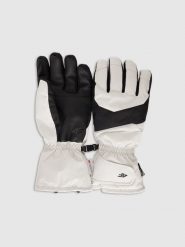 4F Rękawiczki narciarskie Thinsulate męskie - szare XL. Szare rękawiczki męskie 4f, na zimę, bez wzorów, z materiału. Za 149.99 zł.