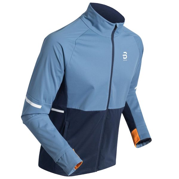 Kurtka narciarska Daehlie Sportswear Force. Niebieskie kurtki męskie DAEHLIE, l, bez wzorów, z elastanu, bez kaptura, na fitness i siłownię. Za 799.00 zł.