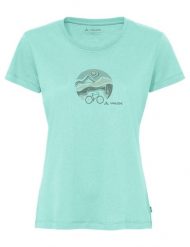 Radshirt W Cyclist T-Shirt V. Niebieskie t-shirty damskie Vaude, bez wzorów, klasyczne, bez kołnierzyka. Za 189.00 zł.