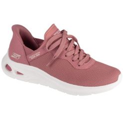 Buty sportowe Sneakersy damskie, Slip-Ins Bobs Sport Unity - Pinch Of Luck. Czerwone obuwie sportowe damskie Skechers, bez wzorów, trekkingowe, Skechers Sport. Za 299.99 zł.