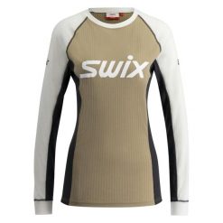 Bluza damska Swix Racex Classic. Białe bluzy damskie Swix, bez wzorów, bez kaptura, narciarskie. Za 331.50 zł.