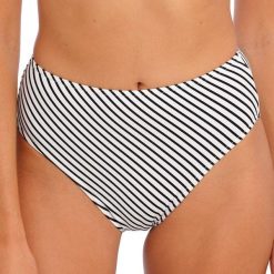 Figi do kostiumów kąpielowych dla kobiet Freya Jewel cove. Czarne figi damskie Freya, s, bez wzorów, z materiału. Za 180.50 zł.