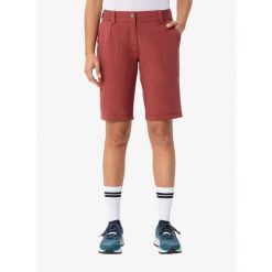 Spodenki turystyczne damskie Vaude Farley Stretch Shorts II. Czerwone szorty sportowe damskie Vaude, xs, bez wzorów, sportowe, trekkingowe. Za 224.99 zł.