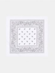 Chusta ze wzorem - biały. Białe szaliki i chusty damskie Sinsay, bez wzorów. Za 7.99 zł.