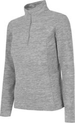 4f Bluza damska polarowa 4F chłodny jasny szary melanż H4Z22 BIDP010 27M S. Szare bluzy damskie 4f, m, bez wzorów, z polaru, bez kaptura. Za 62.34 zł.