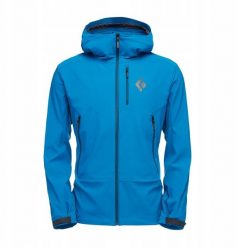 Softshell Black Diamond Dawn Patrol Shell - kingfisher rozmiar: xl. Czarne kurtki męskie Black Diamond, m, bez wzorów, z softshellu, bez kaptura. Za 771.54 zł.