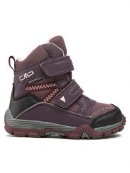 CMP Śniegowce Kids Pyry Snow Boot Wp 38Q4514 Fioletowy. Fioletowe buty zimowe dziewczęce CMP, ze skóry, bez zapięcia. Za 299.99 zł.