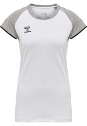 Koszulka damska Hummel hmlhmlCORE volley stretch. Białe t-shirty damskie Hummel, l, bez wzorów, z dżerseju, bez kołnierzyka. Za 147.50 zł.