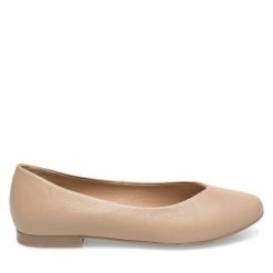 Baleriny Lasocki. Brązowe baleriny damskie Lasocki, bez wzorów, bez obcasa. Za 149.99 zł.