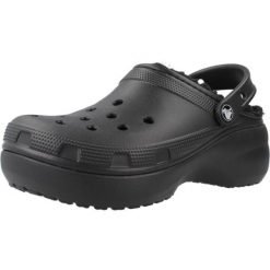Tenisówki Crocs Model Lined Clog Kolor Czarny. Czarne trampki i tenisówki damskie Crocs, bez wzorów, z gumy, bez zapięcia. Za 302.25 zł.