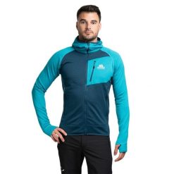 Bluza trekkingowa męska Eclipse Hooded. Niebieskie bluzy męskie MOUNTAIN EQUIPMENT, m, bez wzorów, bez kaptura. Za 570.01 zł.