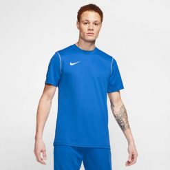 Koszulka treningowa męska Nike Park 20. Zielone koszulki sportowe męskie Nike, m, bez wzorów, bez kołnierzyka, bez ramiączek, do piłki nożnej. Za 139.00 zł.