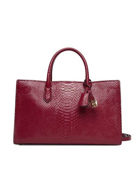 MICHAEL Michael Kors Torebka Scarlett 30T5GETS2L Bordowy. Czerwone torebki do ręki damskie MICHAEL Michael Kors, bez wzorów, ze skóry, bez dodatków. Za 1,089.00 zł.