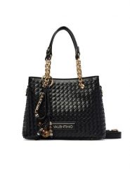 Valentino Torebka Gea VBS9UC06 Czarny. Czarne torebki do ręki damskie Valentino, bez wzorów, ze skóry, bez dodatków. Za 649.99 zł.