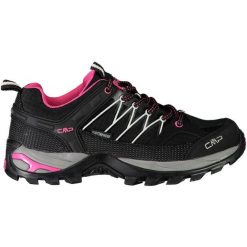 Buty trekkingowe damskie CMP Rigel Low WP. Czarne obuwie sportowe damskie CMP, trekkingowe. Za 329.99 zł.