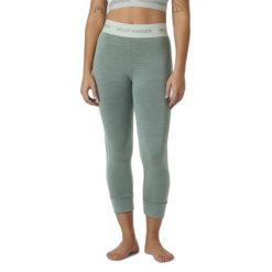 Legginsy 3/4 merino damskie Helly Hansen Lifa. Niebieskie legginsy damskie Helly Hansen, bez wzorów, z wełny, trekkingowe. Za 334.50 zł.