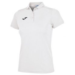 Koszulka polo do tenisa damska Joma Hobby. Białe koszulki sportowe damskie Joma, s, bez wzorów, bez kołnierzyka, bez ramiączek, do piłki nożnej. Za 101.99 zł.