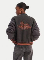 RVCA Kurtka bomber Ryan 23B163507 Szary Regular Fit. Szare kurtki damskie RVCA, m, bez wzorów, z syntetyku, bez kaptura. Za 599.99 zł.