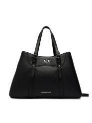 Armani Exchange Torebka XW003035 AF26578 UC001 Czarny. Czarne torebki do ręki damskie Armani Exchange, bez wzorów, ze skóry, bez dodatków. Za 754.99 zł.