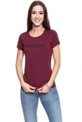 MUSTANG T SHIRT DAMSKI Alexia C Print PORT ROYALE 1008395 7193. Czerwone t-shirty damskie Mustang, l, bez wzorów, bez kołnierzyka. Za 69.99 zł.
