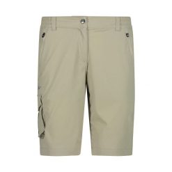 Damskie szorty bermudzkie CMP. Brązowe szorty sportowe damskie CMP, bez wzorów, sportowe, trekkingowe. Za 219.50 zł.