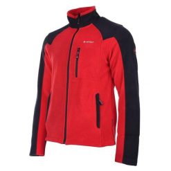Polar męski Hi-Tec Monar - czerwony, Rozmiar XXXL. Czerwone bluzy męskie Hi-tec, m, bez wzorów, z materiału, bez kaptura. Za 134.99 zł.