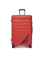 Nautica Walizka duża NTC-KS-004-07-L Czerwony. Czerwone walizki męskie Nautica, bez wzorów, z tworzywa sztucznego, duże. Za 399.99 zł.