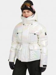 Kurtka Narciarska Damska O'Neill FWC'Cruz Hybrid. Białe kurtki snowboardowe damskie O'Neill, m, bez wzorów, z materiału, długie, bez kaptura, narciarskie, primaloft. Za 799.20 zł.