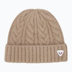 Czapka zimowa damska Rossignol Naya. Brązowe czapki i kapelusze damskie Rossignol, na zimę, bez wzorów, z elastanu, eleganckie. Za 179.99 zł.