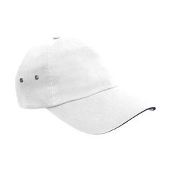 Pluszowa Czapka Z Daszkiem Sandwich. Białe czapki i kapelusze damskie RESULT HEADWEAR, bez wzorów. Za 38.99 zł.