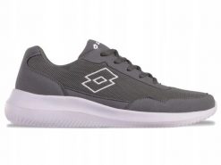 Buty Sportowe Lotto Connect Unisex Lekkie Siateczka. Szare obuwie sportowe damskie Lotto, bez wzorów, z materiału, trekkingowe. Za 149.00 zł.