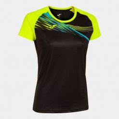 Koszulka do biegania damska Joma Elite X. Czarne koszulki sportowe damskie Joma, xs, bez wzorów, sportowe, bez kołnierzyka. Za 170.99 zł.
