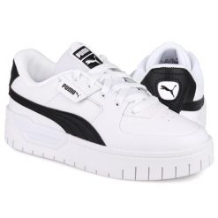 Buty do chodzenia damskie Puma Cali Dream. Białe obuwie sportowe damskie Puma, bez wzorów, z materiału, trekkingowe. Za 315.00 zł.