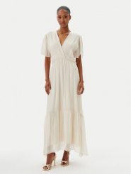 Haveone Sukienka letnia AFF-N006 Écru Loose Fit. Sukienki damskie Haveone, na lato, s, bez wzorów, z wiskozy, bez kołnierzyka, bez ramiączek. Za 349.99 zł.