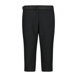 Spodnie damskie CMP Capri. Czarne spodnie sportowe damskie CMP, xs, bez wzorów, z elastanu, trekkingowe. Za 119.00 zł.