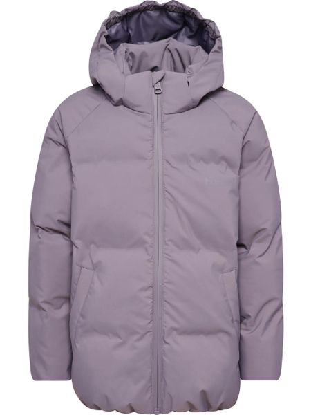 Kurtka dziewczęca Hummel All Weather. Szare kurtki i płaszcze dla dziewczynek Hummel, bez wzorów, z materiału, z kapturem. Za 355.26 zł.