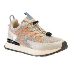 Buty damskie Napapijri Carley Knit. Brązowe obuwie sportowe damskie Napapijri, bez wzorów, na fitness i siłownię. Za 219.99 zł.