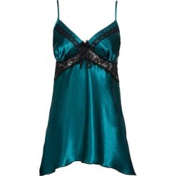 Koszulka nocna bonprix szmaragdowo-czarny. Koszule nocne damskie marki MAKE ME BIO. Za 79.99 zł.